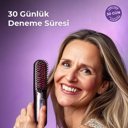 Nimora Sleek Pro - Şarj Edilebilir Düzleştirici Tarak